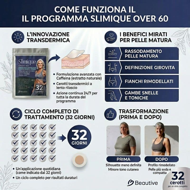 Slimique Over 60 SlimCore Complex Ingredienti